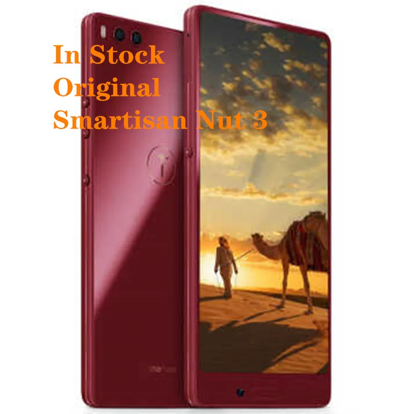 Смартфон Smartisan Nut 3, 5,99 дюймов, Восьмиядерный процессор Snapdragon 625, 4 Гб ОЗУ, 128 Гб ПЗУ, Android 7,1, 4000 мА/ч, распознавание лица+ отпечаток пальца