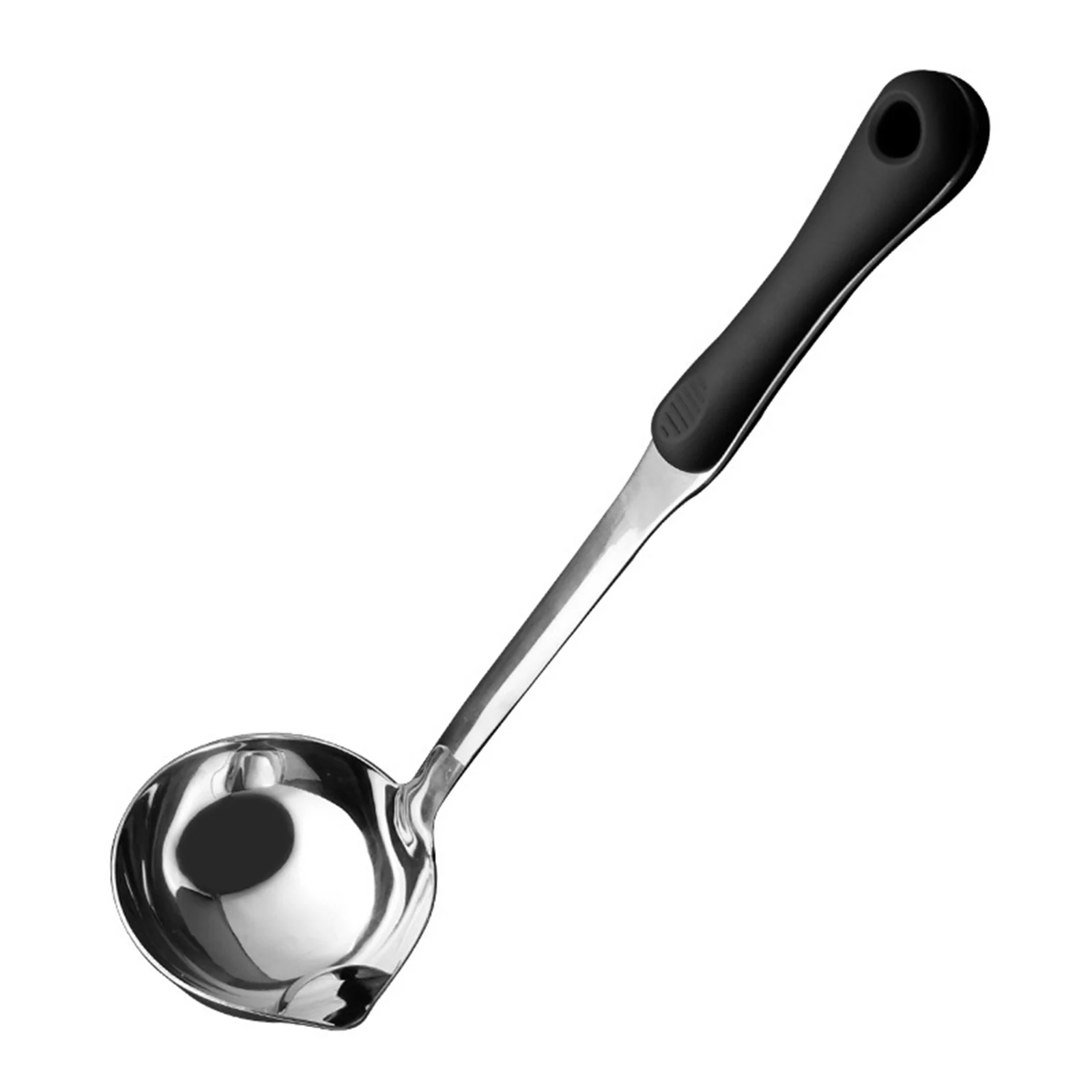 

Stainless Steel Soup Fat Oil Separator Ladle with Heat Insulation Anti-scalding Plastic Handle Kitchen Supplies DSS899