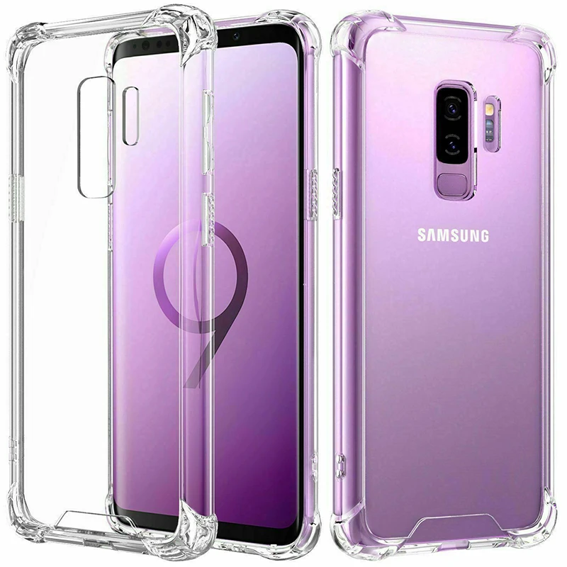 

UGI Transparent Phone case Air Cushion Cover For Samsung A10 A20E A40 A50 A70 NOTE 8 9 10 20 Plus Ultra S8 9 10 E 20 Plus Ultra