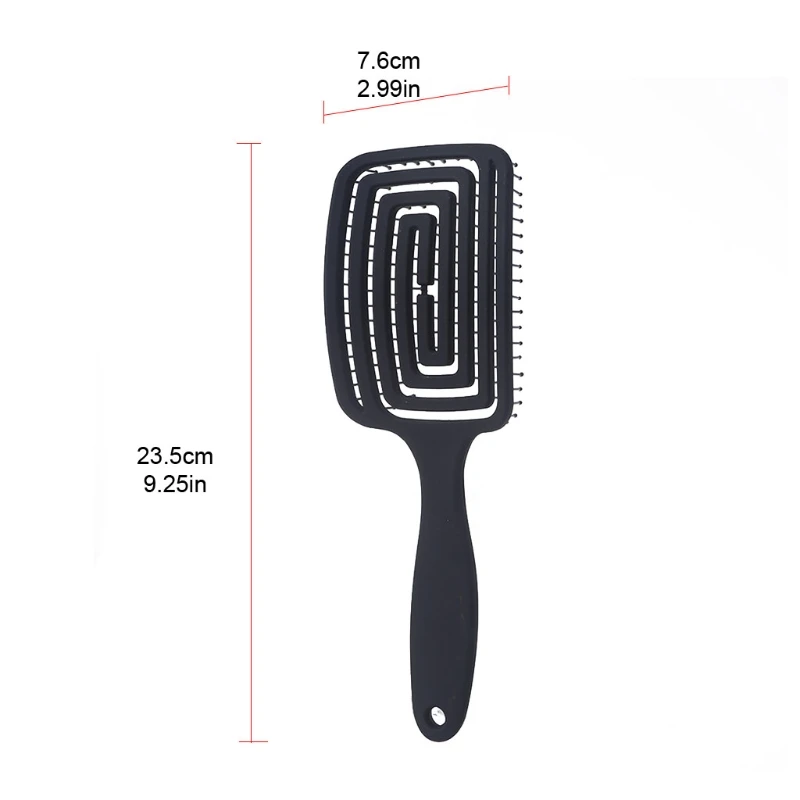 

2021 New Professional Vented Hair Brush Comb Anti-Static Scalp Massage Combs Styling Tool