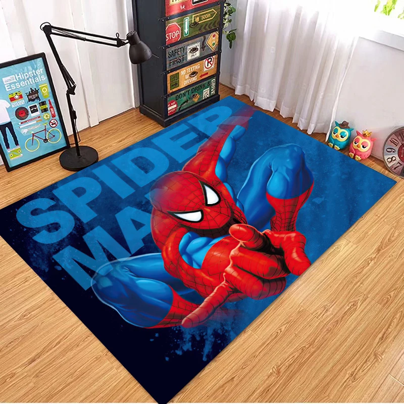 

Disney Superhero Spiderman Carpet Baby Play Mat Carpet for Living Room Non-slip Bathroom Mats Bedside Bedroom Carpet Child Playm