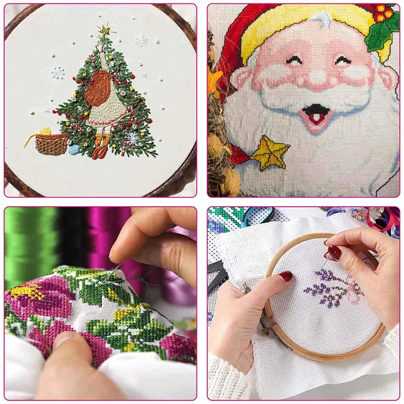 Браслет дружбы 100 цветов нить для вышивки крестиком Набор с 39 инструментами и 400 B |