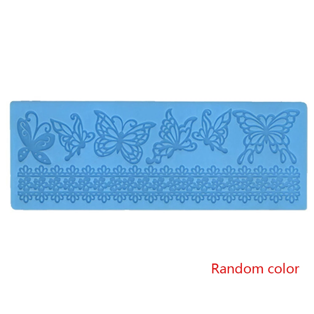 Форма для цветочного кружева торт границы украшения инструменты помадка 3D