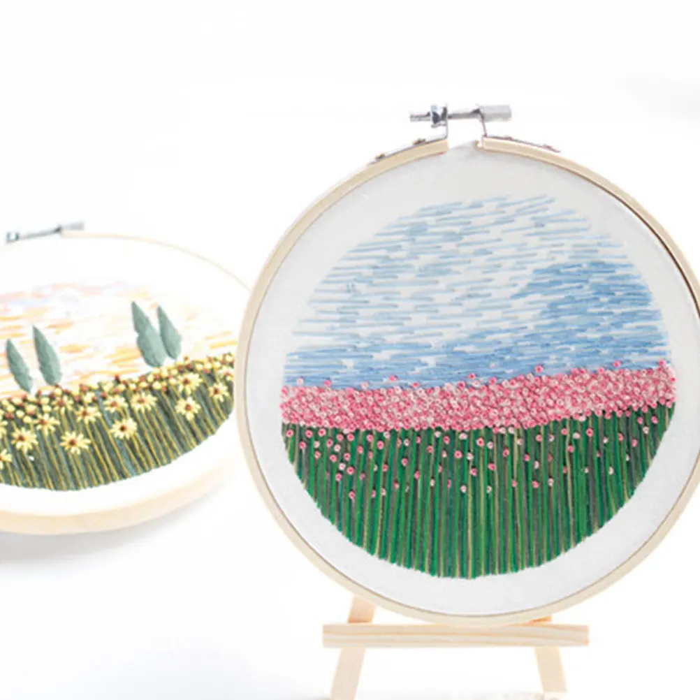 4 комплекта аксессуары для вышивания инструменты прочные без основы ткань иглы