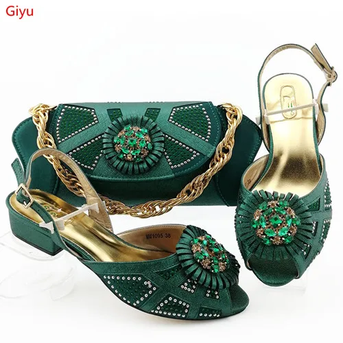 

doershow beautiful blue Shoes and Bags To Match Set Nigerian Shoes and Matching Bag African Wedding Shoes and Bag Set!SJK1-20