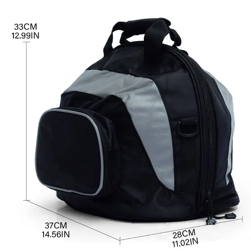 

Large Capacity Motorcycle Hiking Helmet Bag Waterproof Portable Dual-use Basketball Football Cycling Helmet Storage Holder Bag