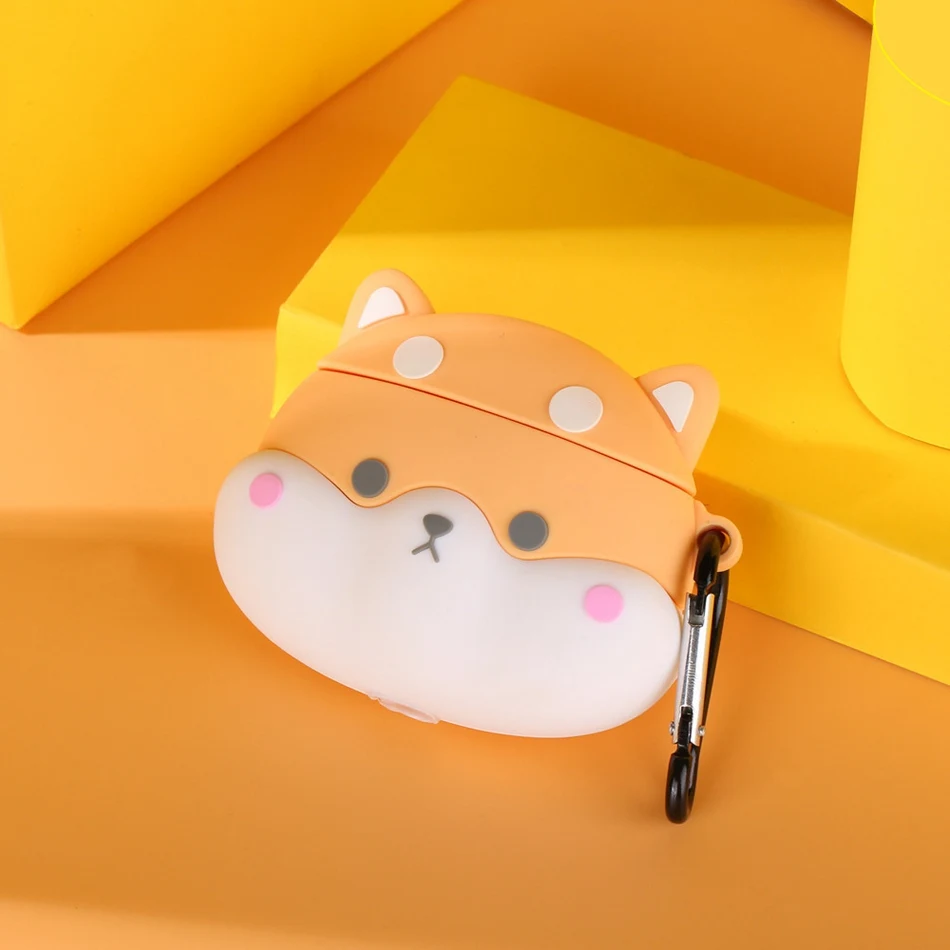 Для AirPods Pro Чехол 3D Милый Забавный инопланетянин кавайный мультяшный чехол для наушников для AirPods 3 Мягкий защитный чехол с крючок карабина