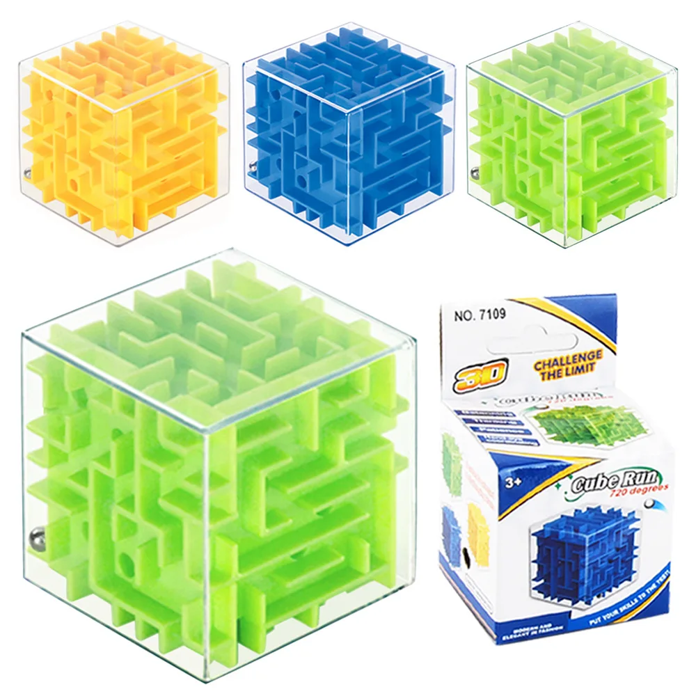 Фото Балансирующий лабиринтный куб обучающие игрушки для детей 3D головоломка