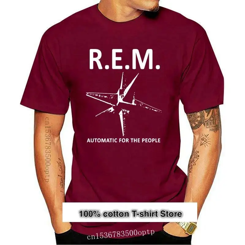 Camiseta automática R E M Rem para el pueblo 92, camisa clásica...