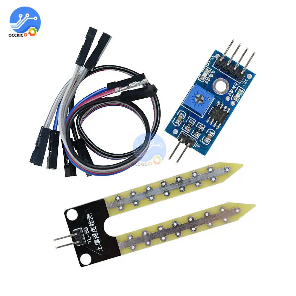 Модуль обнаружения почвы с гигрометром датчик влажности зонды для Arduino 3 V 5 Development