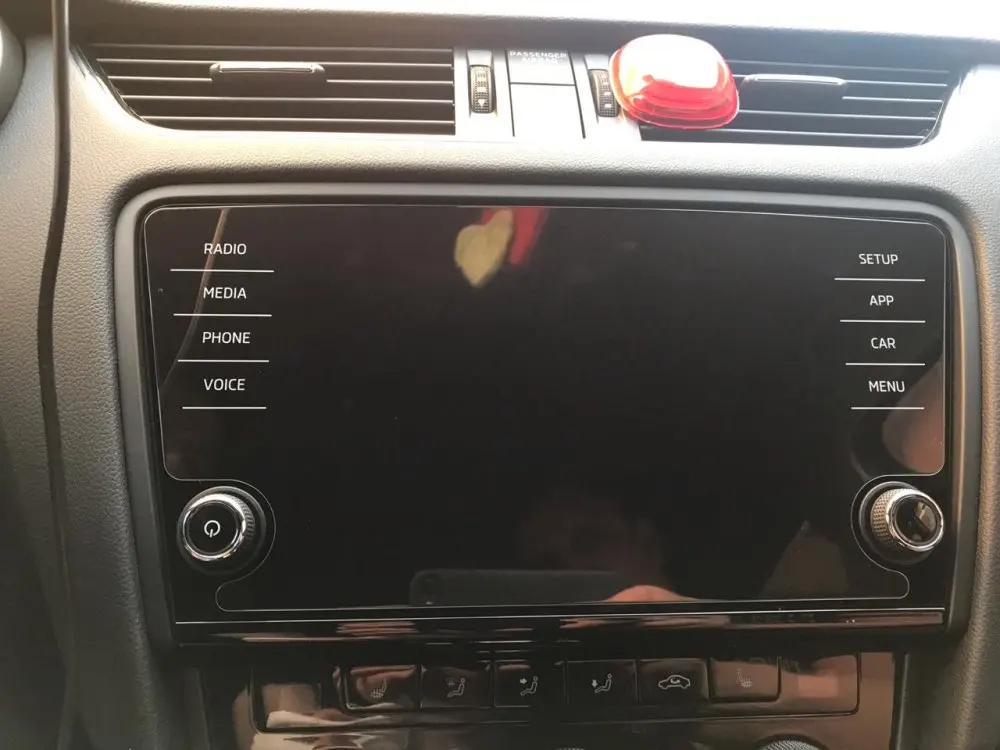Закаленное стекло для защиты экрана для Skoda octavia A7 8 дюймов Автомобильный gps-навигатор аксессуары для салона автомобиля год