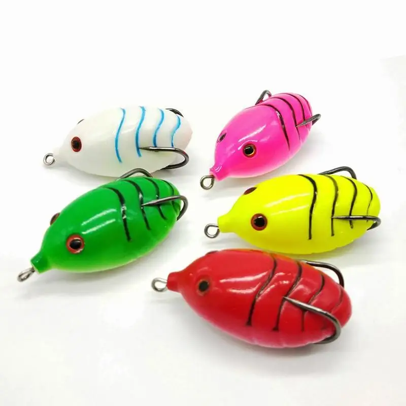 

Sleeve Egg Thunder Frog Double Hook Simulation Lure Egg Hydrangea Fake Thunder Frog Frog Bait Y1K9