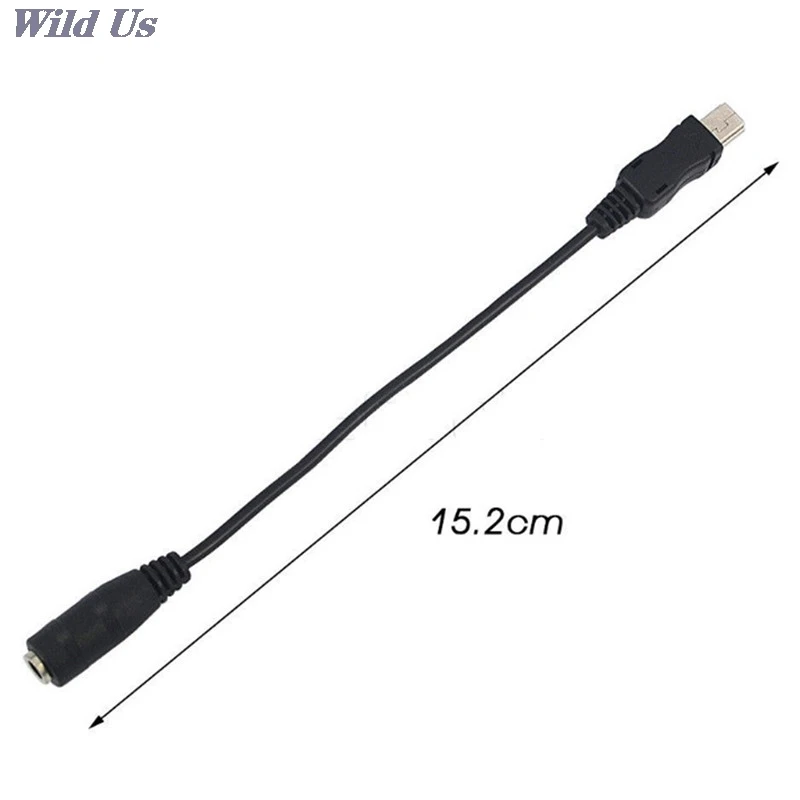

3.5mm Jack Female Audio Cable Cord 1pc Mini USB Male for Motorola V3 Audio Cable Cord Adapter