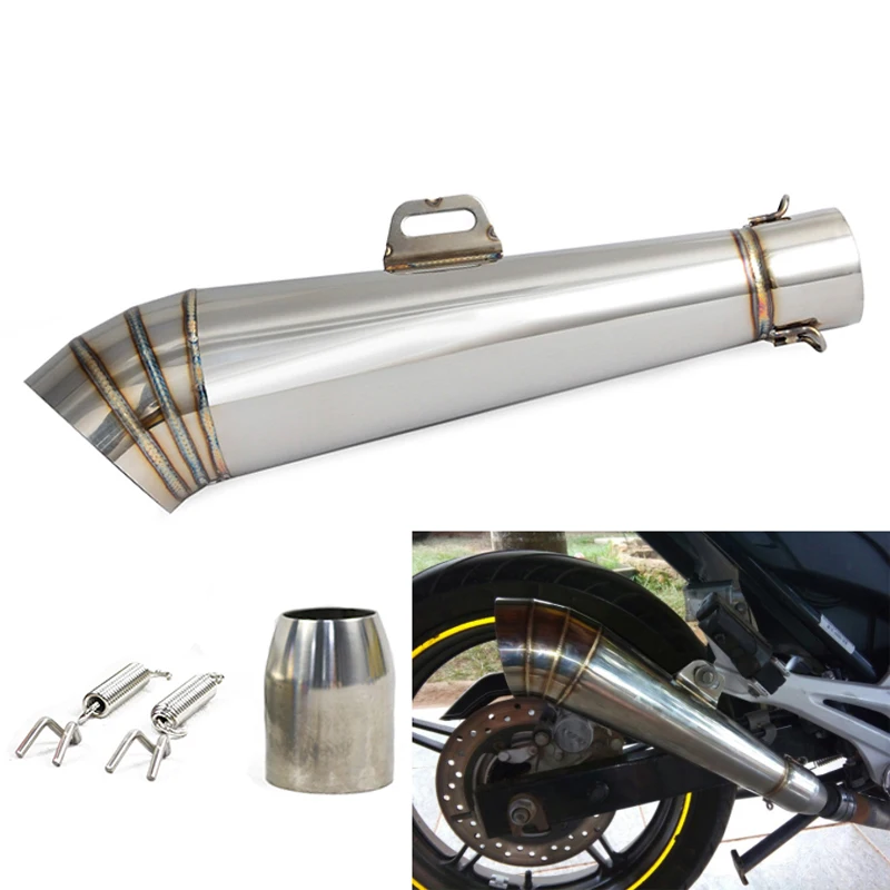 36-51mm Universal Motorcycle Exhaust Muffler for GP Exhaust Pipe Slip-On Z800 Cbr300r Z1000 GSXR1000 for MP Exhaust Motorbike