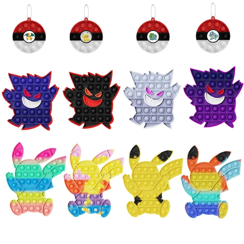 

Игрушки покемон поп для снятия стресса, снятия стресса, Сквиртл, Charizard Pikachu, Успокаивающая игрушка для аутизма, Прямая поставка