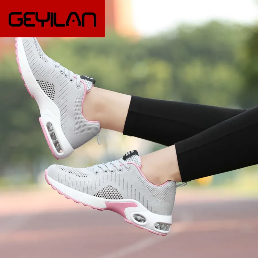 Женские кроссовки на воздушной сетчатой подошве модель 2019 года | Обувь