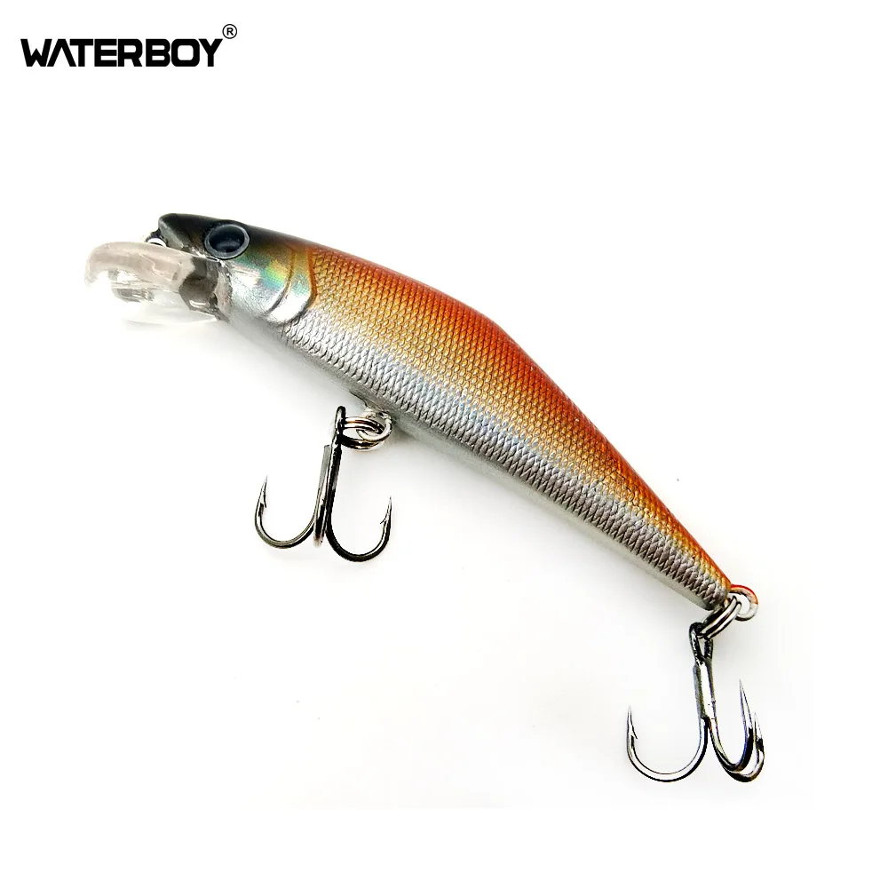 

6.3cm 6.3g Minnow Wobblers Lure Hard Fishing Bait Fish Tackle Artificial Plastic Lure Bait For Fishing
