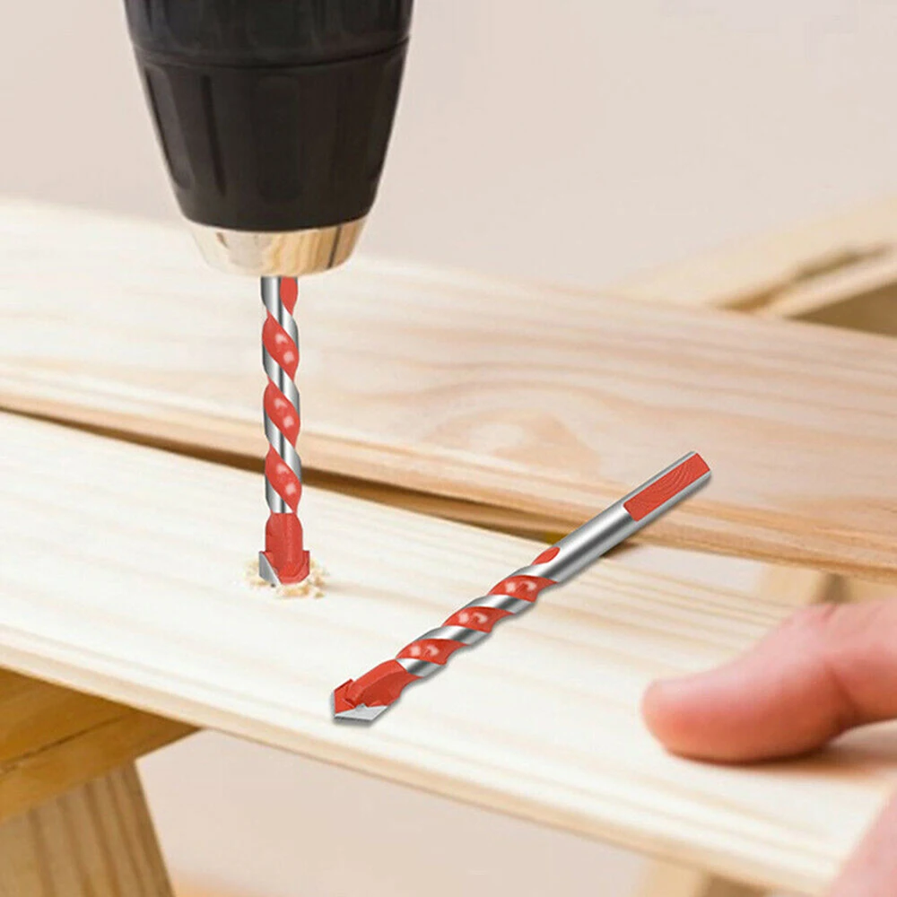 

5/7Pcs Multifunction Drill Bits Hard Alloy Triangle Bit Set Concrete Glass Wall Hole Opening Tools Accessories