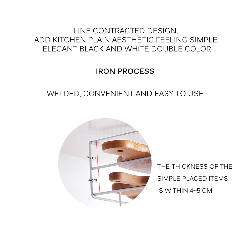 Кухонная полка для хранения стойка разделочных блоков подвесной держатель