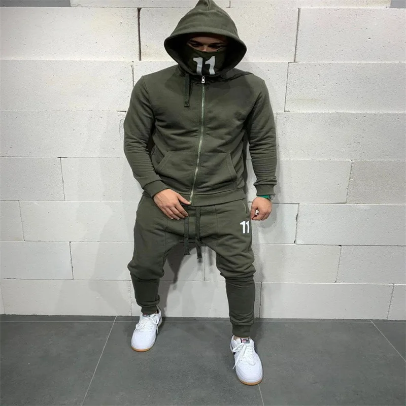 

New Autumn Winter Men's Sets Hoodies+Pants Harajuku Sport Suits Casual Sweatshirts Tracksuit Fashionable Personality Man Brand