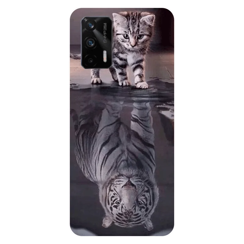 

Phone Case For OPPO Realme GT 5G Case Bumper Silicone Cover For Realme GT 256gb Soft TPU Painted Case For Realme GT 5G Global