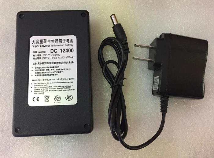 MasterFire 12 В постоянного тока 4000 мАч супер быстрое переключение литий ионный