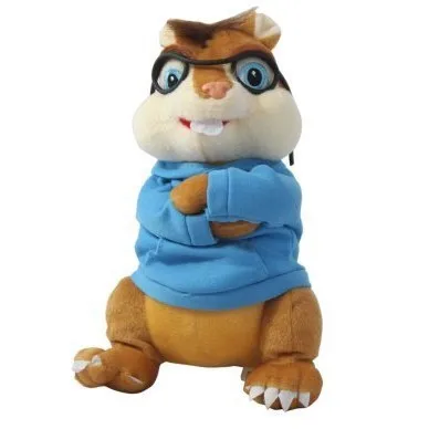 

35cm Alvin And The Chipmunks lucky Doll good quality soft Pillow Positive energy toy Christmas Halloween festival gift for kid