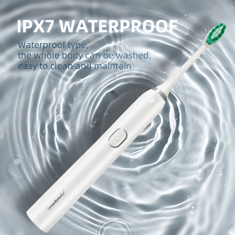 Зубная щетка Ультразвуковая электрическая с зарядкой от USB и 2