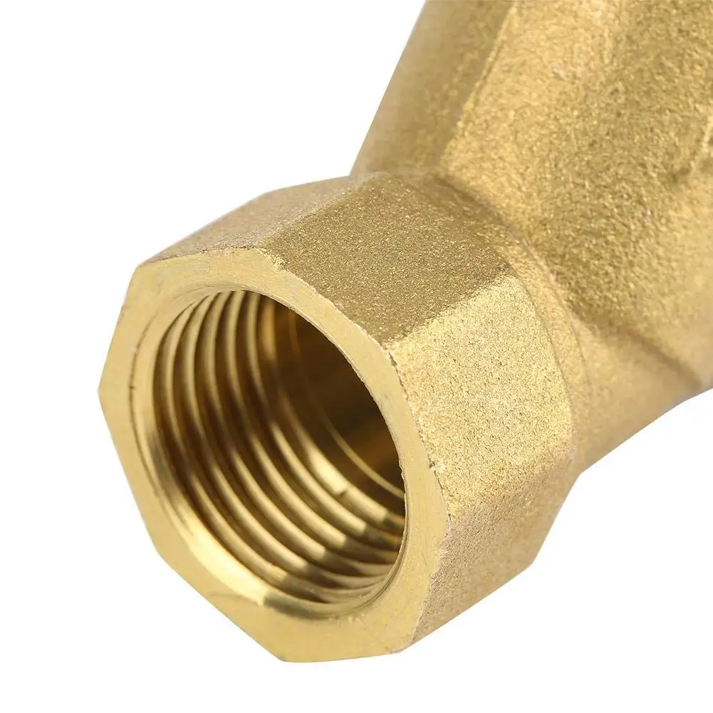 

BSP DN15 DN20 1/2" 3/4" Female Thread Y Shaped Inline Brass Strainer Filter Valve Connector