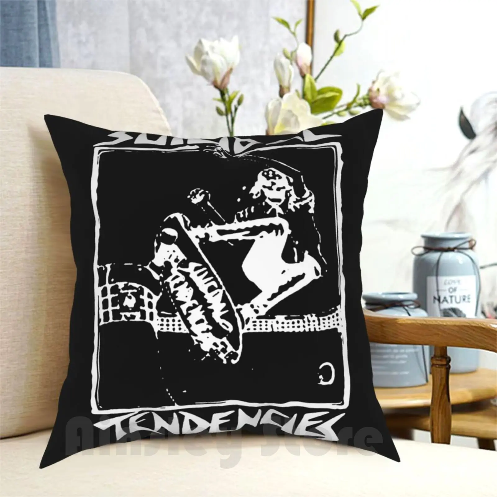 

Танцы самоубийства группа тенденции бой Подушка Чехол с принтом домашняя мягкая подушка DIY крышка склонность к самоубийству самоубийства