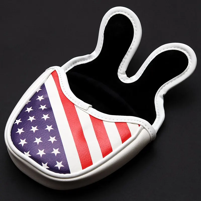 Колотушка для гольфа шлем Чехол короткой клюшки центра Вал клуб флaг сшa yзкиe