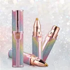 Электрический эпилятор для бровей 2 в 1, женский портативный триммер для глаз, бровей, тела, лица, губ, бритва для удаления волос в зоне бикини, USB