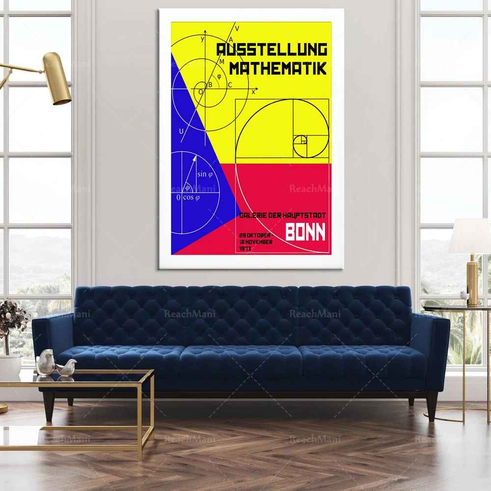 Постер для математической выставки математический декор математическая печать |