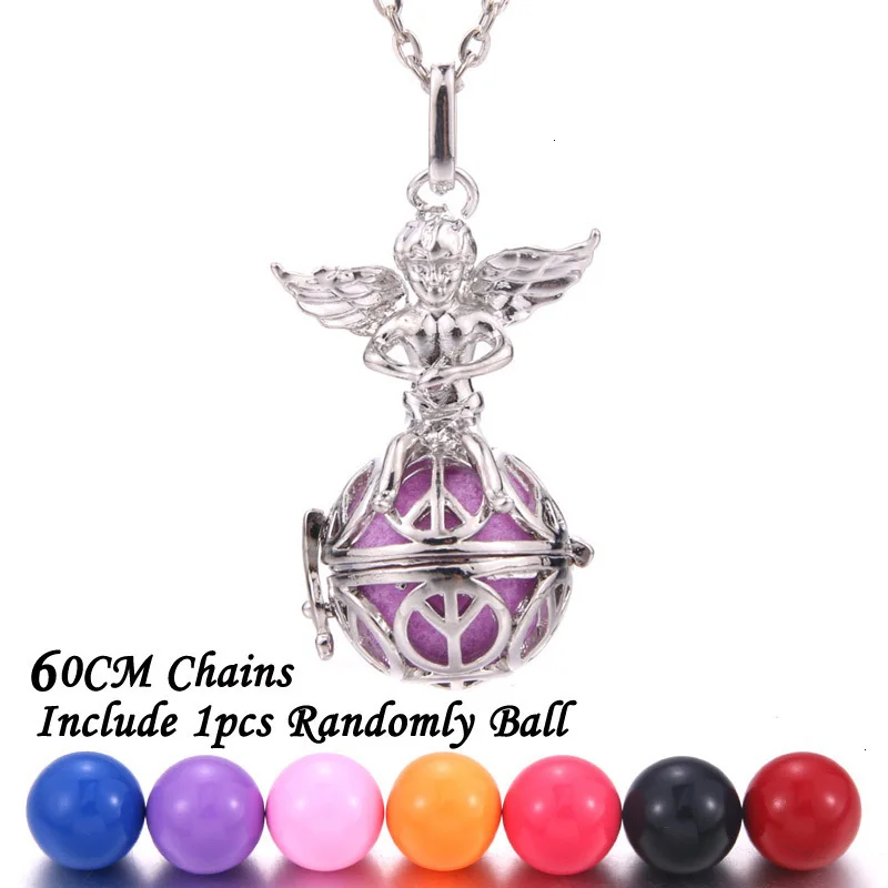 New Aromatherapy lockets Vintage silver Perfume Diffuser necklaces Aroma Essential Oils Pendant Necklace Pregnant woman necklace