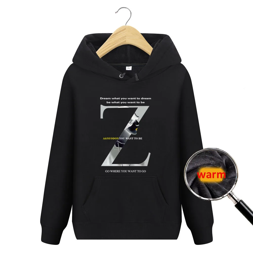 

Мужская толстовка с бархатным утеплителем, новинка 2021, зимние толстые мужские толстовки, повседневное пальто в Корейском стиле, красного, ч...