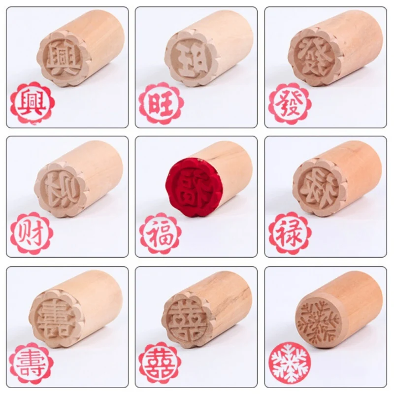 Пресс форма для выпечки традиционный китайский штамп сделай сам квадратный