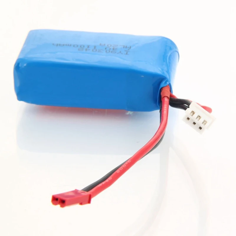 7.4V 1100mAh Li-Po Helicopter Battery for WLtoys A949 A959 A969 A979 V912 V913 V262 L959 T23 T55 F45 Spare Part Rrpalcement Blue |