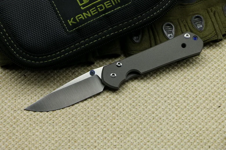 Темно-серый CR маленький Sebenza 21 складной нож(2,9") S35VN лезвие титановая ручка утилита кемпинг охотничьи инструменты карманные ножи для выживания - Цвет: Темно-серый