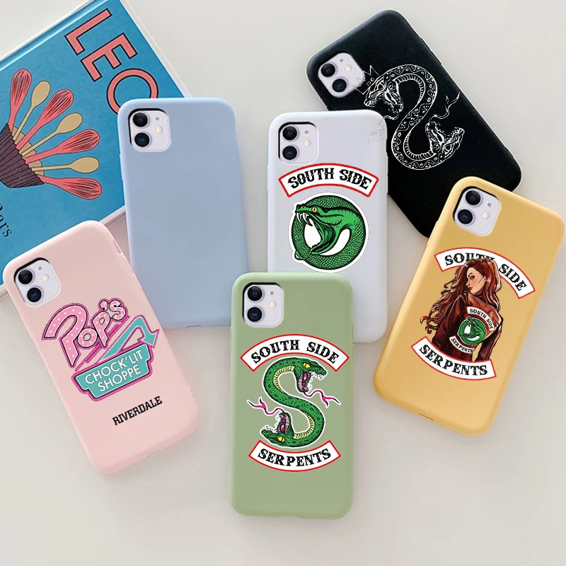 Чехол Riverdale для телефона с рисунком южнобоковых Попов iphone 13 11 Pro MAX XR XS X 6 8 7 Plus
