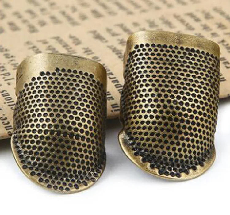 Ретро ручной работы наперсток для шитья пальцев протектор рукоделие