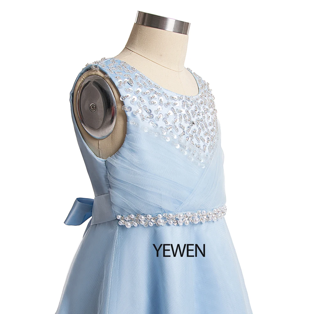 Детские Платья с цветочным узором для девочек коллекция 2019 года ТРАПЕЦИЕВИДНОЕ