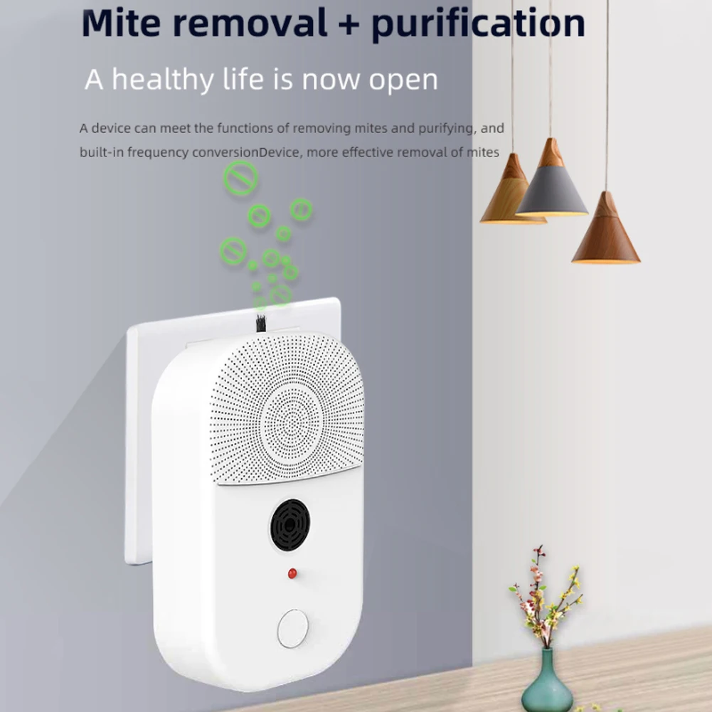 110 240V 2 в 1 Электронный ультразвуковой появлению пылевых клещей убийца + анион