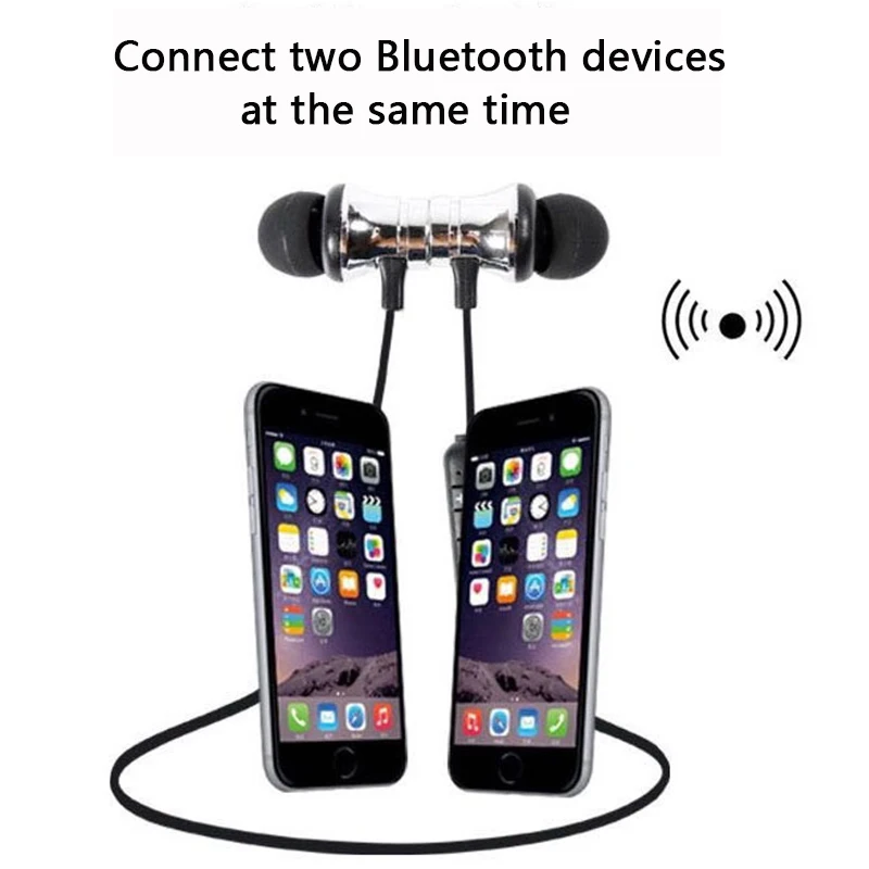 Беспроводные Bluetooth наушники XT11 магнитная Спортивная Беспроводная гарнитура для