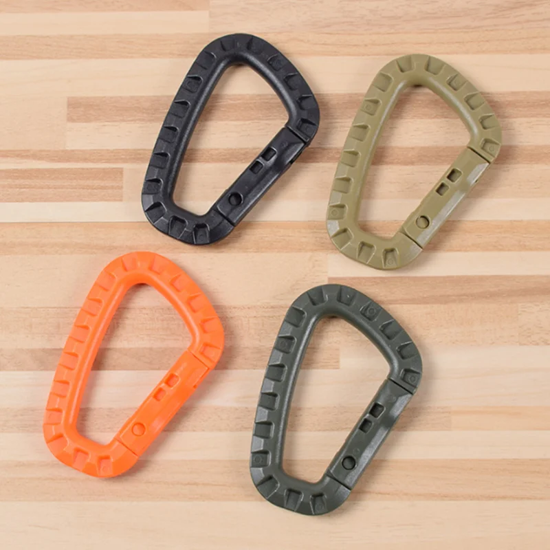 

Carabiner Climb Clasp Clip Hook Backpack Molle System D Buckle Military Outdoor Bag Camping Climbing Accessories