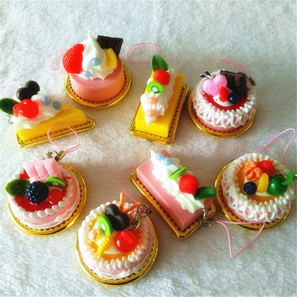 

5pcs/lot Different Simulation Cake Food Creative Widgets That Lives In A Amall Gift Photography Props On Sale Toys Free Shipping