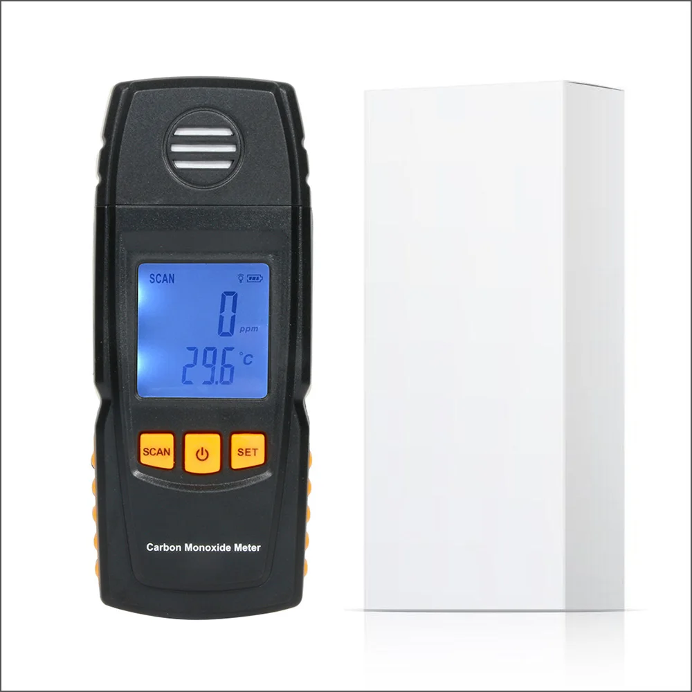 GM8805B-whitebox RZ ручной детектор утечки газа анализатор ЖК-тестер угарного газа метэ 1000ppm r CO Высокоточный газовый монитор GM8805 - Цвет: GM8805B-whitebox
