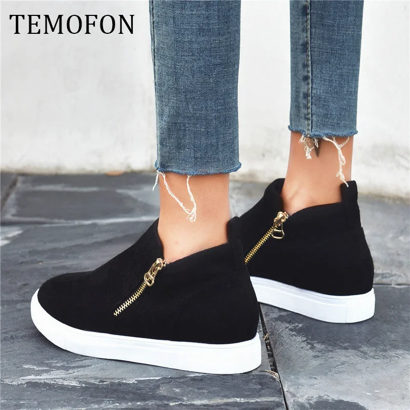 Женская обувь на плоской подошве кроссовки платформе женская повседневная