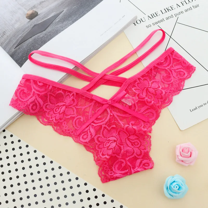 CP047 10 шт./лот симпатичное кружевное нижнее белье с бантом для женщин сексуальное