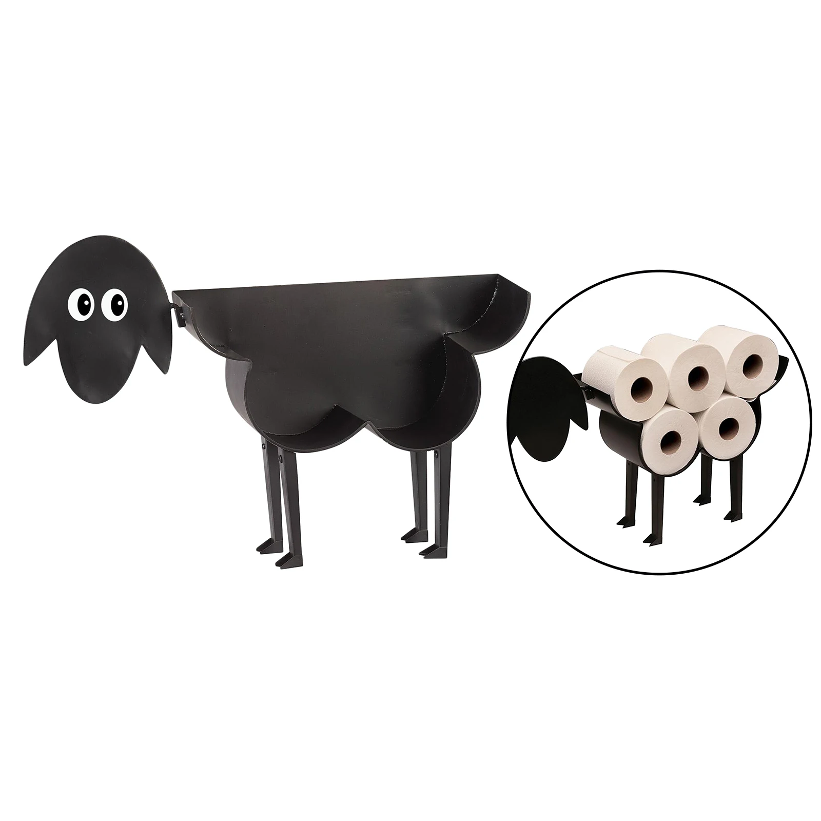 

Novelty Sheep Toilet Paper Roll Holder Roll Tissue Paper Storage Indoor Bathroom Decor Accessories