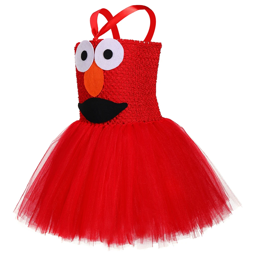 Красный Карнавальный Костюм печенья с монстрами на Хэллоуин платье-пачка для